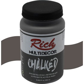 Rich Multi Decor Chalked Akrilik 250cc 4578 RETRO SİYAH