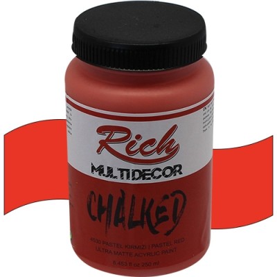 Rich Multi Decor Chalked Akrilik 250cc 4530 PASTEL KIRMIZI