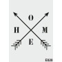 biStencil Şablon 25x35cm E-020