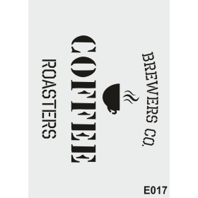 biStencil Şablon 25x35cm E-017