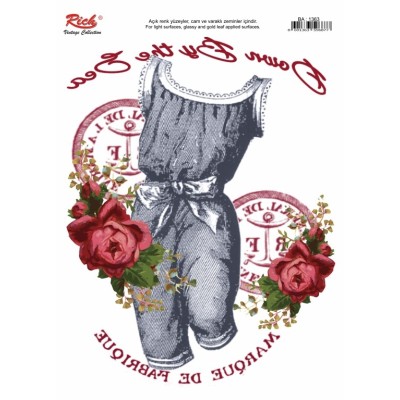 Rich 1363 Vintage Kolay Transfer 23x33cm