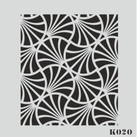 biStencil Şablon 25x25cm K-020