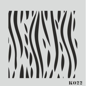 biStencil Şablon 25x25cm K-022