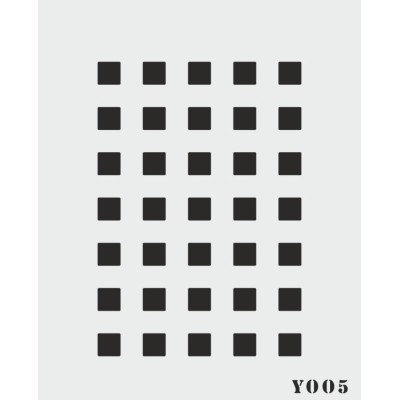 biStencil Şablon 14x18cm Y-005