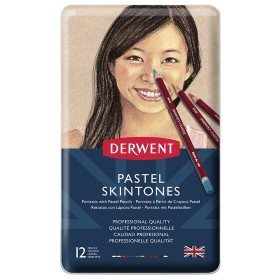 Derwent Pastel Pencil Skintones 12'li Pastel Kalem Seti Ten Renkleri