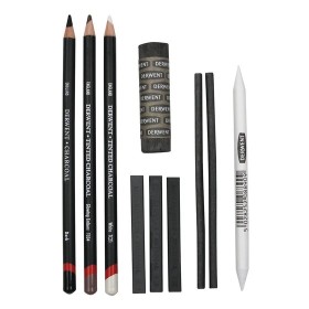 Derwent Charcoal Set 10'lu Füzen Seti