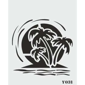 biStencil Şablon 14x18cm Y-031