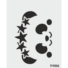 biStencil Şablon 14x18cm  Y-085