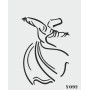 biStencil Şablon 14x18cm  Y-092