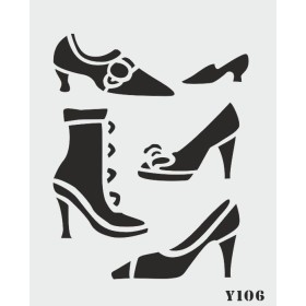 biStencil Şablon 14x18cm  Y-106