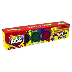 Funny Kids Akrilik Boya Seti 6 Renk x 25ml