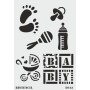 biStencil Baby Şablon 25x35cm E-043