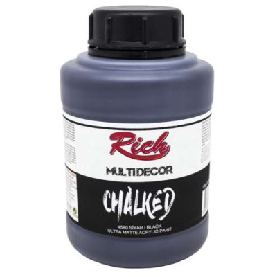 Rich Multi Decor Chalked Akrilik 1,75kg 1250cc - 4580 SİYAH