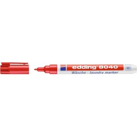Edding 8040 Çamaşır İşaretleme Kalemi  Kırmızı