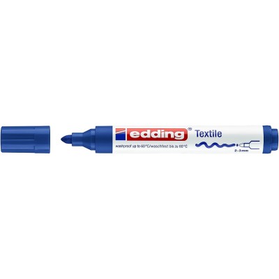 Edding 4500 Kumaş Boyama Kalemi  Mavi