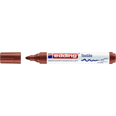 Edding 4500 Kumaş Boyama Kalemi Kahverengi