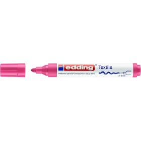 Edding 4500 Kumaş Boyama Kalemi Fosforlu Pembe