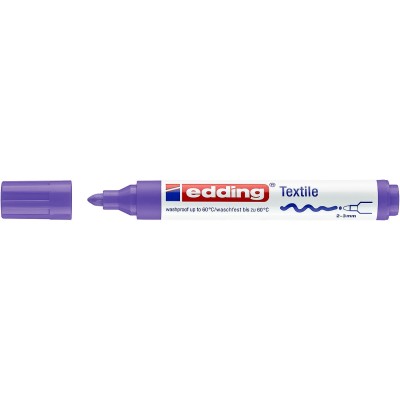 Edding 4500 Kumaş Boyama Kalemi Fosforlu Mor