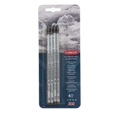 Derwent Watersoluble Graphitone (Kuru-Sulu Grafit Serisi) Mixed Media Blister