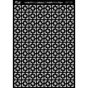 Rich Varak Soft Dekopaj Kağıdı 29x42cm - 7001 GÜMÜŞ