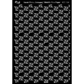 Rich Varak Soft Dekopaj Kağıdı 29x42cm - 7004 GÜMÜŞ