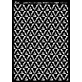 Rich Varak Soft Dekopaj Kağıdı 29x42cm - 7007 GÜMÜŞ
