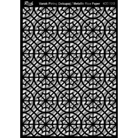 Rich Varak Soft Dekopaj Kağıdı 29x42cm - 7013 GÜMÜŞ