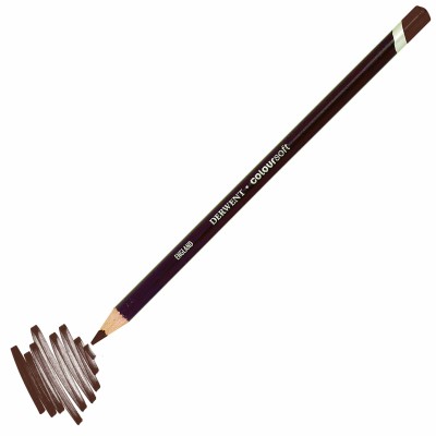 Derwent Coloursoft Yumuşak Kuru Boya Kalemi C600 Mid Brown