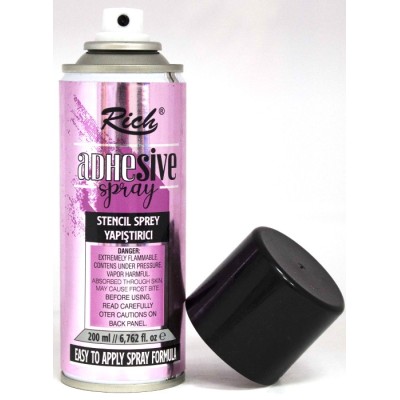 Rich Stencil Sprey Yapıştırıcı (Adhesive)  200ml
