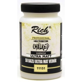 Rich ULTRA MAT Chalked Su Bazlı Vernik Kavanoz 250cc