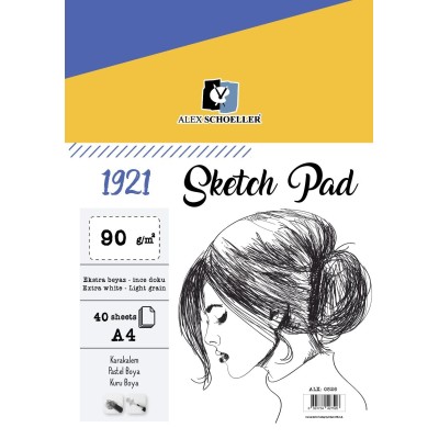 Alex Schoeller SKETCHPAD 90 GR 30'LU A4