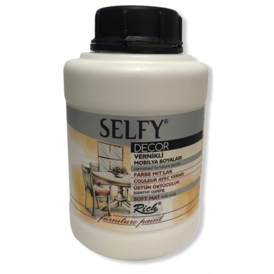 Rich Selfy Decor Vernikli Boya 1250cc ANTİK BEYAZ
