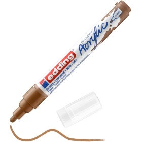 edding 5100 Akrilik Markör 2-3mm Yuvarlak Uçlu Fındık Kahvesi