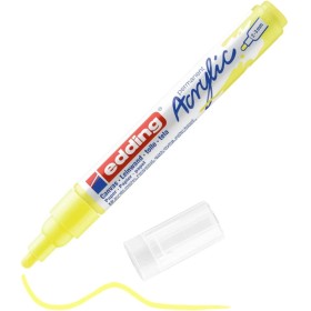 edding 5100 Akrilik Markör 2-3mm Yuvarlak Uçlu Neon Sarı