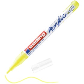 edding 5300 Akrilik Markör 1-2mm Yuvarlak Uç Fosforlu Sarı