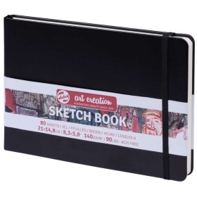 Talens Art Creation Sketchbook Siyah 14,8 x 21 cm, 140 g, 80 Yaprak