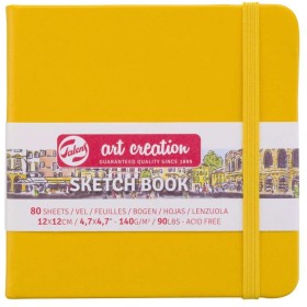 Talens Art Creation Sketchbook Altın Sarısı 12 x 12 cm, 140 g, 80 Yaprak