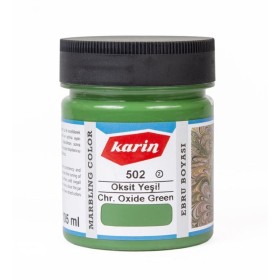 Karin 502 Oksit Yeşil 105cc Ebru Boyası Ezilmiş