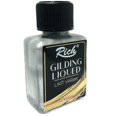 Rich Likit Varak (Gilding Liqued) 75cc  GÜMÜŞ