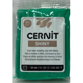 Cernit Shiny (Pırıltı) Polimer Kil 600 Green