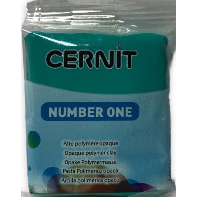 Cernit Number One Polimer Kil 676 Turquoise 