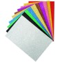 Eva 20x30 cm  10 Renk Simli Yapışkanlı