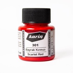 Karin Hat Mürekkebi 301 Bayrak Kırmızı 45 ml