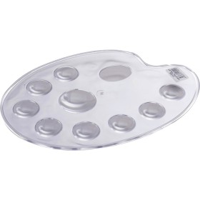 Şeffaf 9 Yuvalı Godeli Palet 19x26 cm.