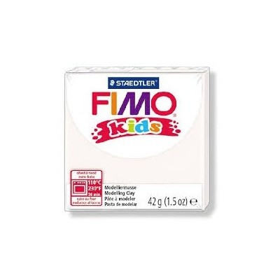 Staedtler Fimo Kids Yumuşak Polimer Kil 0 White 