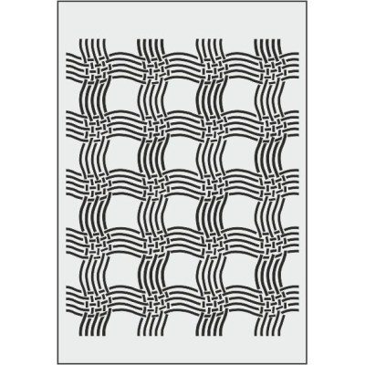 biStencil Hasır Çizgiler Şablon 25x35cm E-058