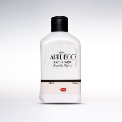 Artdeco 500ml 3008 Koton Beyaz Akrilik Boya