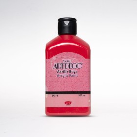 Artdeco 500ml 3019 Kadife Kırmızı Akrilik Boya