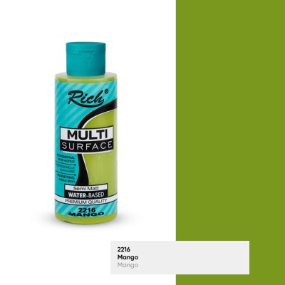 Rich Multi Surface 2216 MANGO   Akrilik Boya 130cc