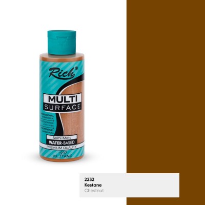Rich Multi Surface 2232 KESTANE Akrilik Boya 130cc